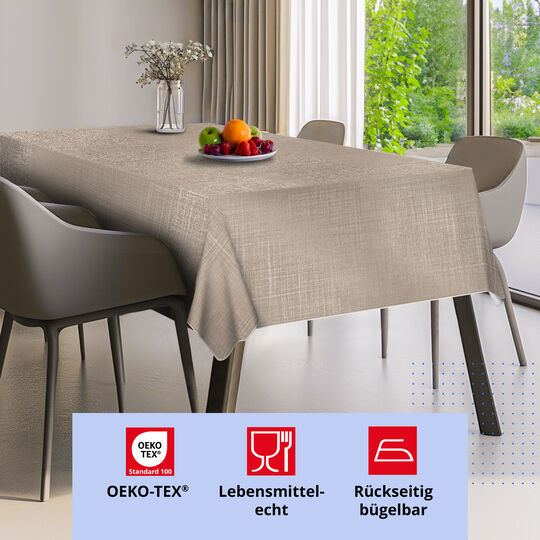 Tischdecke Monte Carlo Sharon greige image number null